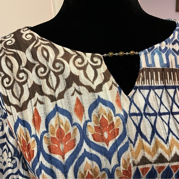 NWT Alfred Dunner Tunic Blouse Top - Picture 1 of 8